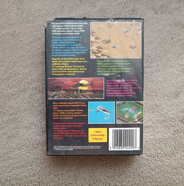 JUEGO DE SEGA MEGA DRIVE - DESERT STRIKE