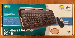 Teclado y Raton inalámbrico Logitech EX 110