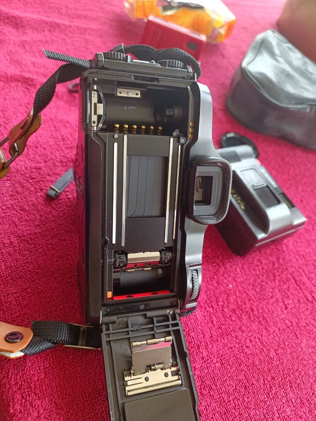 macchina fotografica vintage Olympus om 101 power