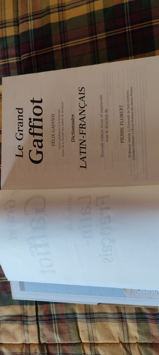 LE GRAND GAFFIOT - DICCIONARIO LATÍN