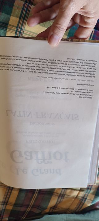 LE GRAND GAFFIOT - DICCIONARIO LATÍN