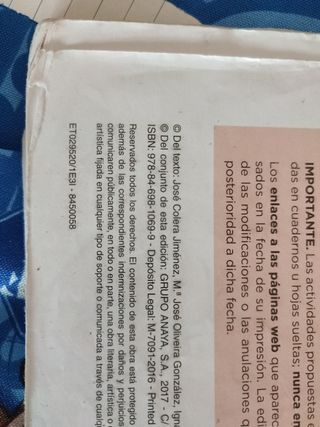 Libro matemáticas 4ESO 978-84-698-1069-9