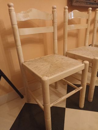 Sillas madera antiguas