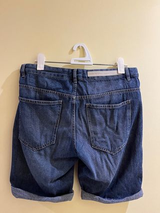 Vaquero corto azul oscuro