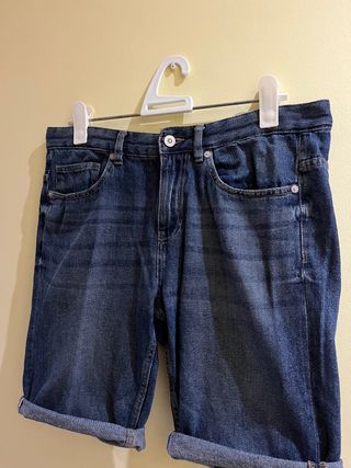 Vaquero corto azul oscuro