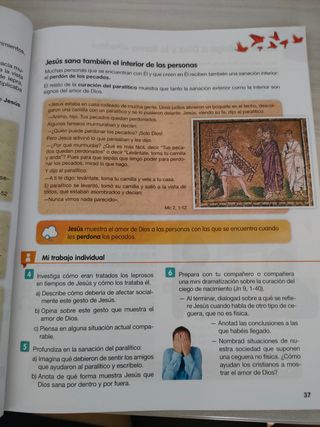 libro de Religión 6 de primaria