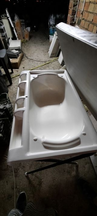 Bañera bebe con cambiador