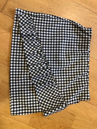 Falda mini cuadro vichi