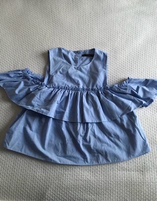 Blusa de hombros descubiertos 