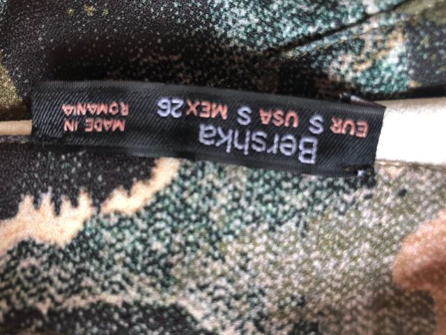 Falda mini drapeada camuflaje