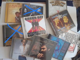 CD música rock, pop..