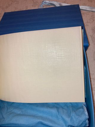 Album fotos bebe con chapa de plata