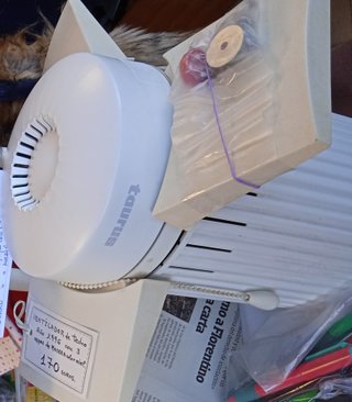 Ventilador vintage de techo.