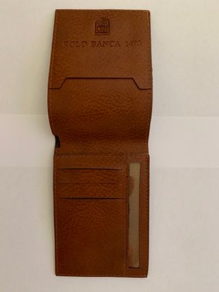 Porta libretto assegni e carte di credito