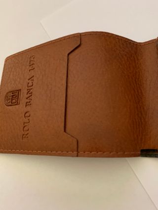 Porta libretto assegni e carte di credito