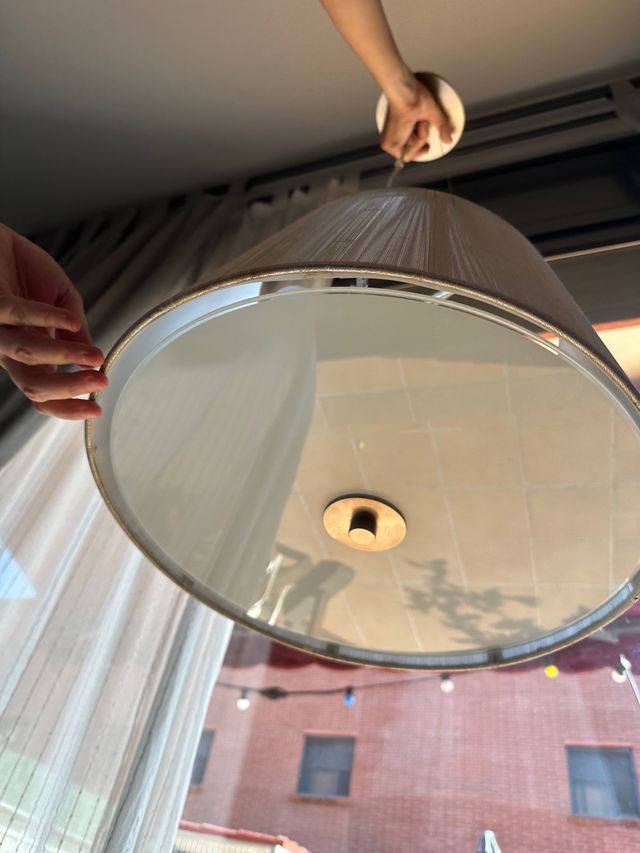 Lámpara salón o habitación de diseño.