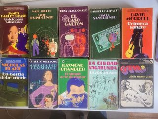 LOTE 3 Colección de Libros de novela negra