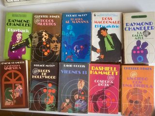 LOTE 4 Colección de Libros de Novela Negra