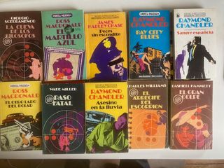 LOTE 5 Colección de Libros de Novela Negra