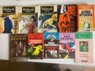 LOTE 6 Colección de Libros de Novela Negra