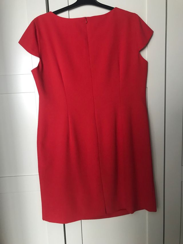 Vestido invitada Antea rojo T50