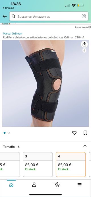 Rodillera Orliman 7104-A