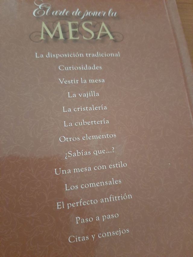 Guía El Arte de Poner la Mesa