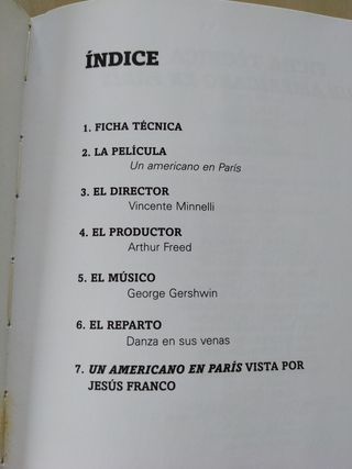 DVD Un americano en París.