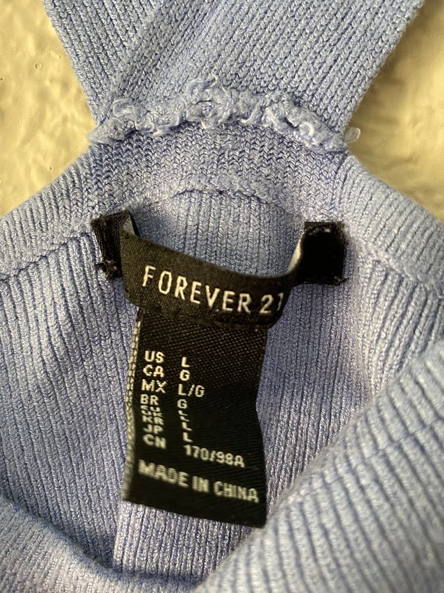 Top ropa de mujer de Forever21 talla L