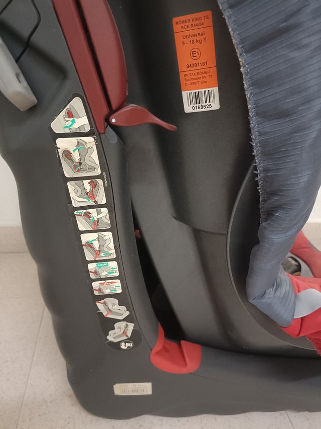 Carta auto Britax Romer. Seggiolino auto