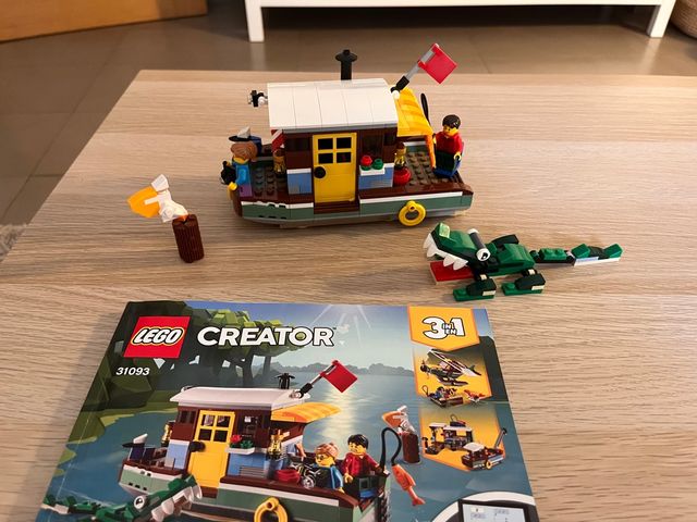Lego 31093 casa galleggiante 3 in 1
