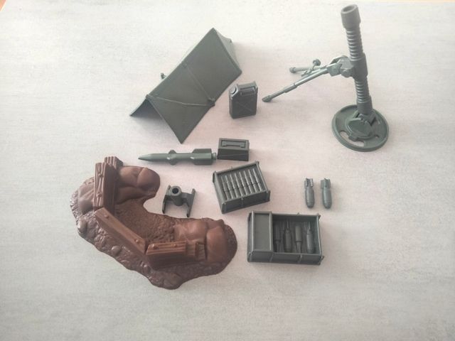 Gi joe gijoe hasbro set trinchera tienda campaña 