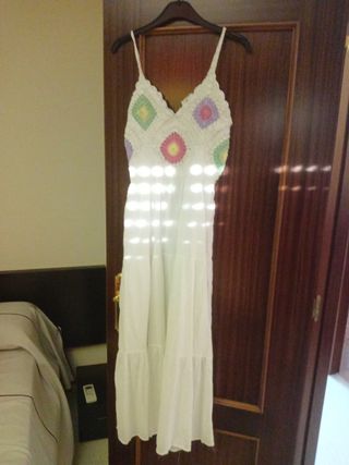 Vestido largo blanco 