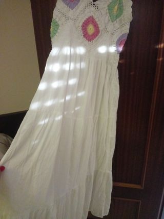 Vestido largo blanco 