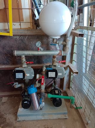 sistema de presión de agua constante 