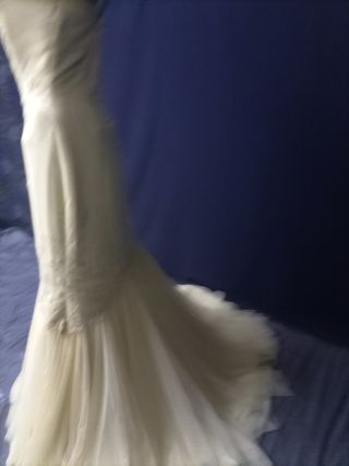 vestido novia 36-38 champagne 