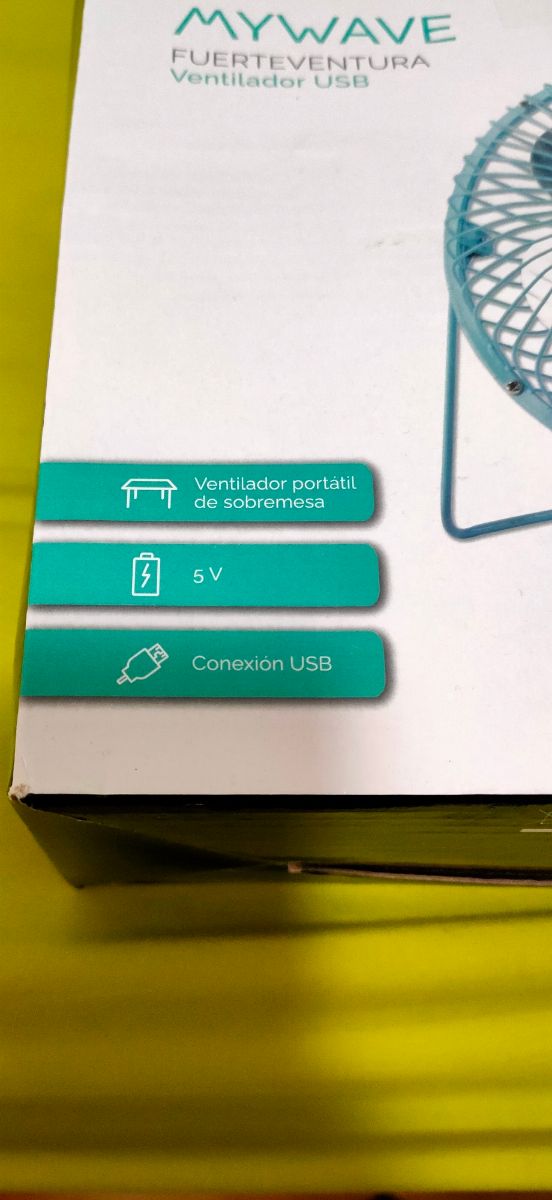 Mini ventilador sobremesa