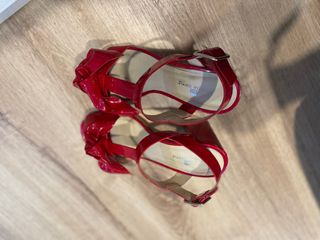 Sandalias Rojas de tacon