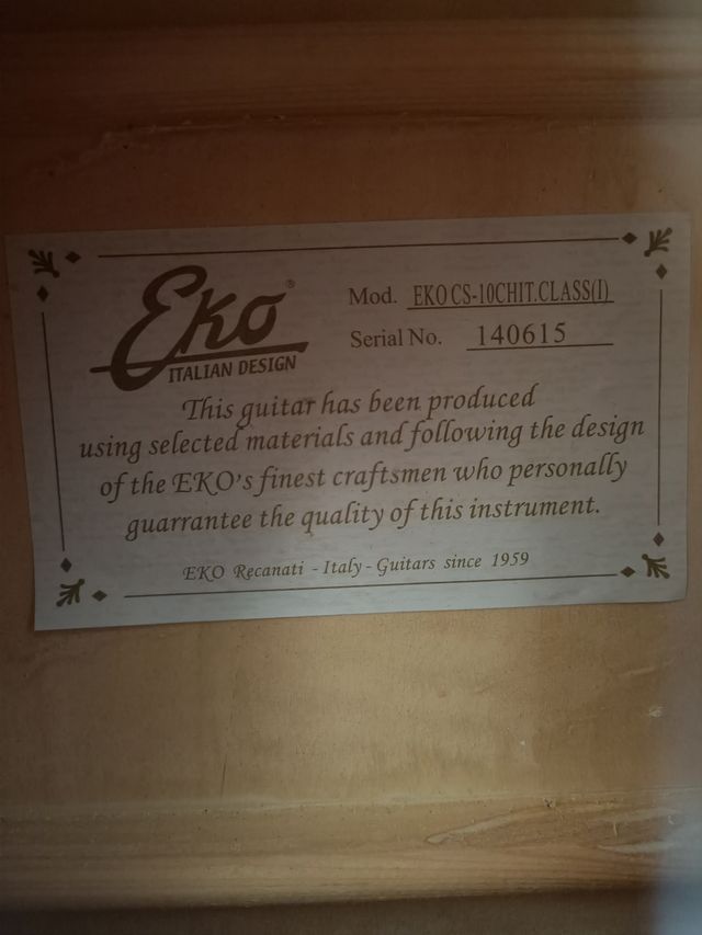 Chitarra Eko CS 10