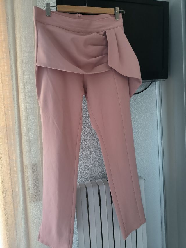 Pantalón chica rosa palo