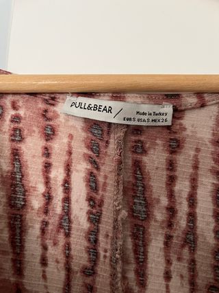 Vestido estampado tie dye