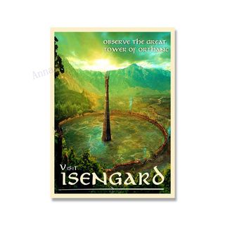 Pintura Isengard El señor de los anillos