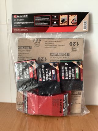 (NUEVO) 🛠️ Set de herramientas de lijado Parkside