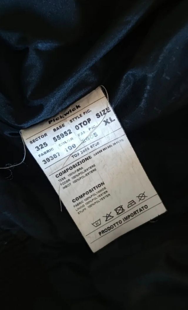 Giubbotto Piumino "PickWick" Tg.M