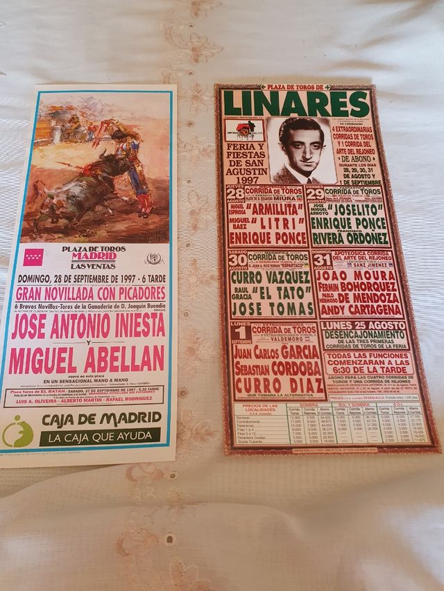 CARTELES DE TOROS.