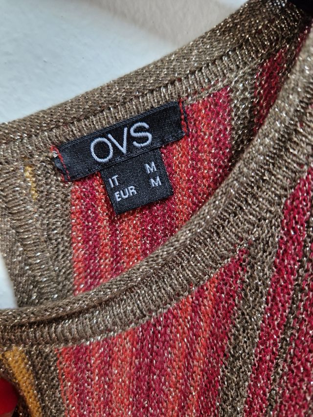 Top smanicato OVS in lame'