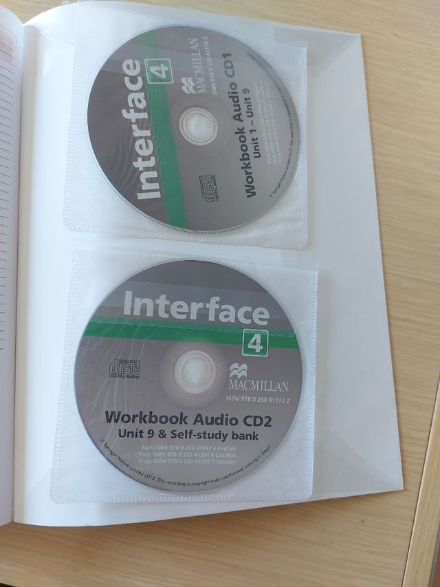 Libro inglés Interface Workbook 4° Eso
