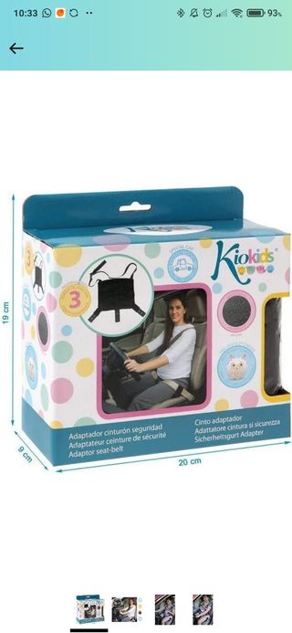 Cinturón seguridad embarazada