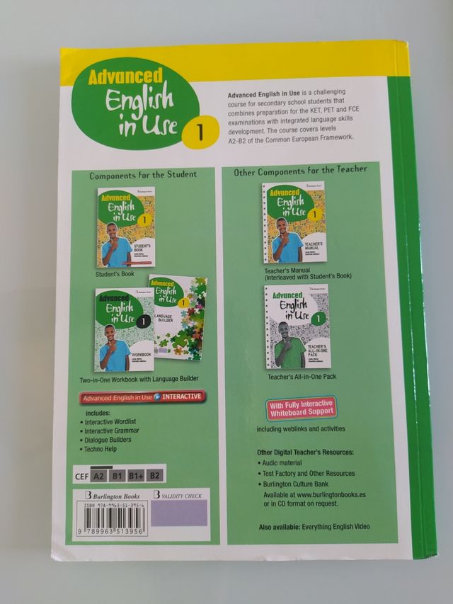 Libro inglés 1 ESO Advanced Burlington