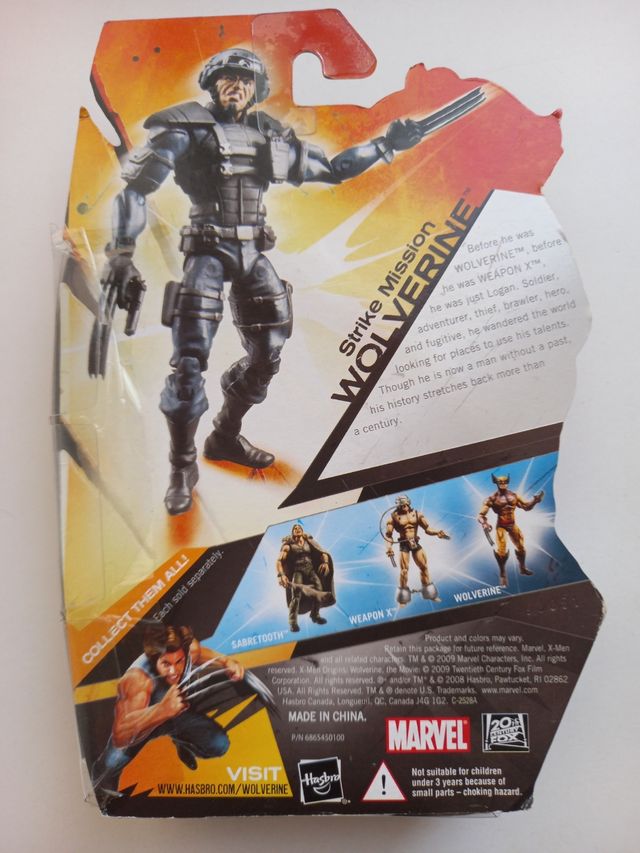 Figura de Wolverine Strike Mission, cómic series.